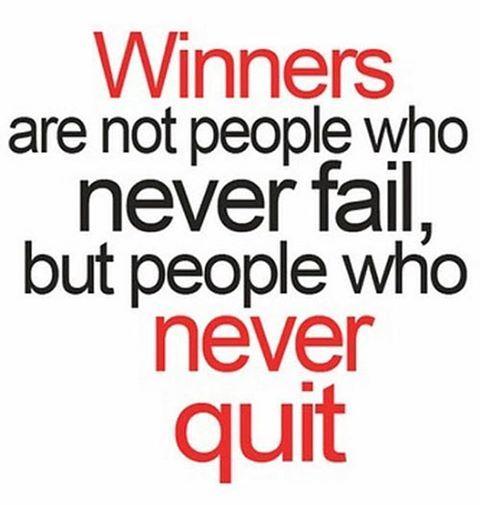never quit